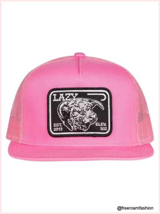 Adjustable Snapback Five Panel Trucker Hat - Unisex Country Western Baseball Cap